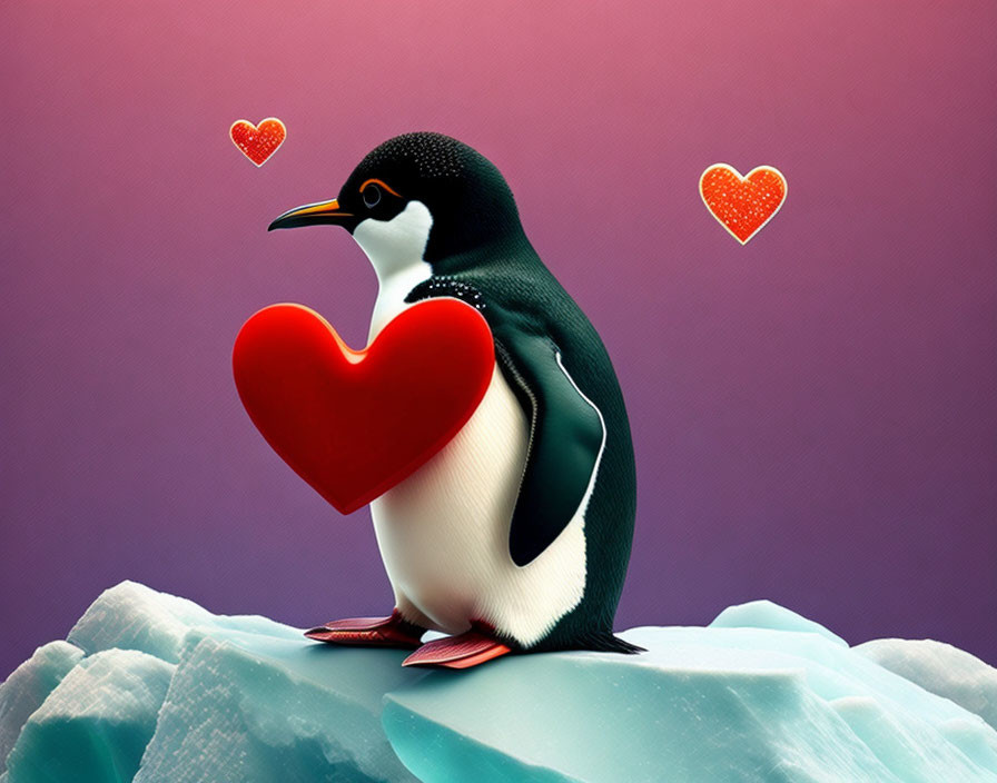 Penguin sending love to all