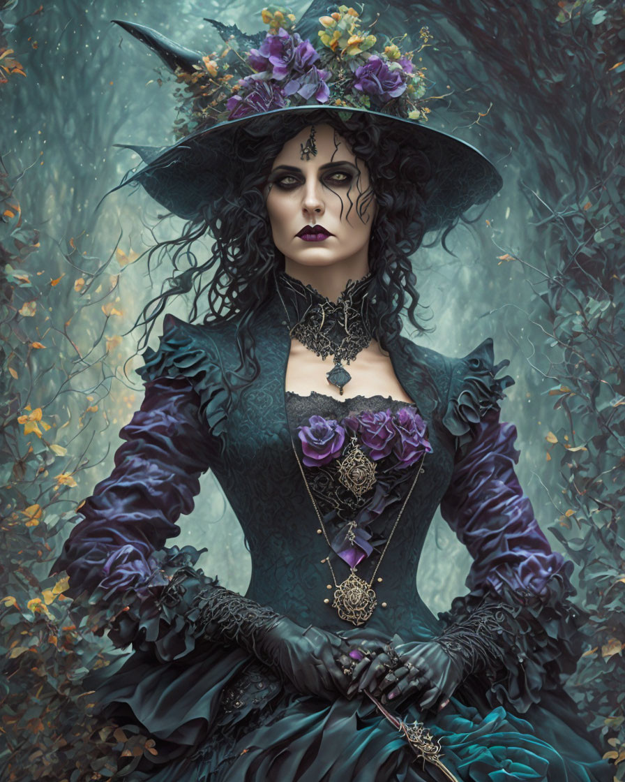 Portrait of a Gothic Witch