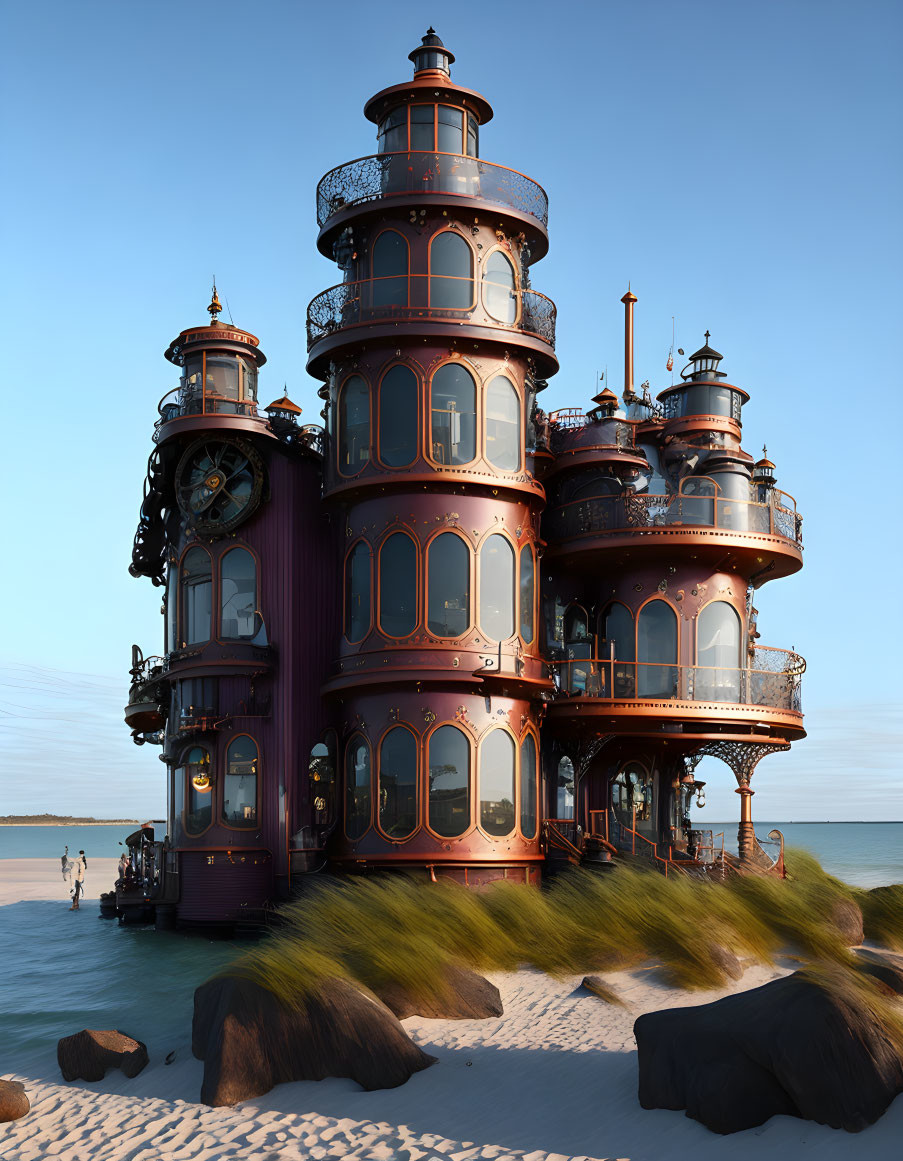 The Steampunk Beachfront Residence