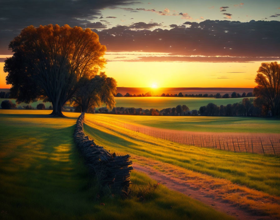 Country sunset