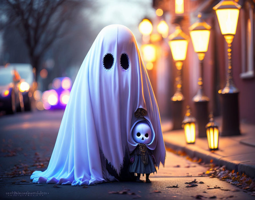 Ghost on Halloween St.