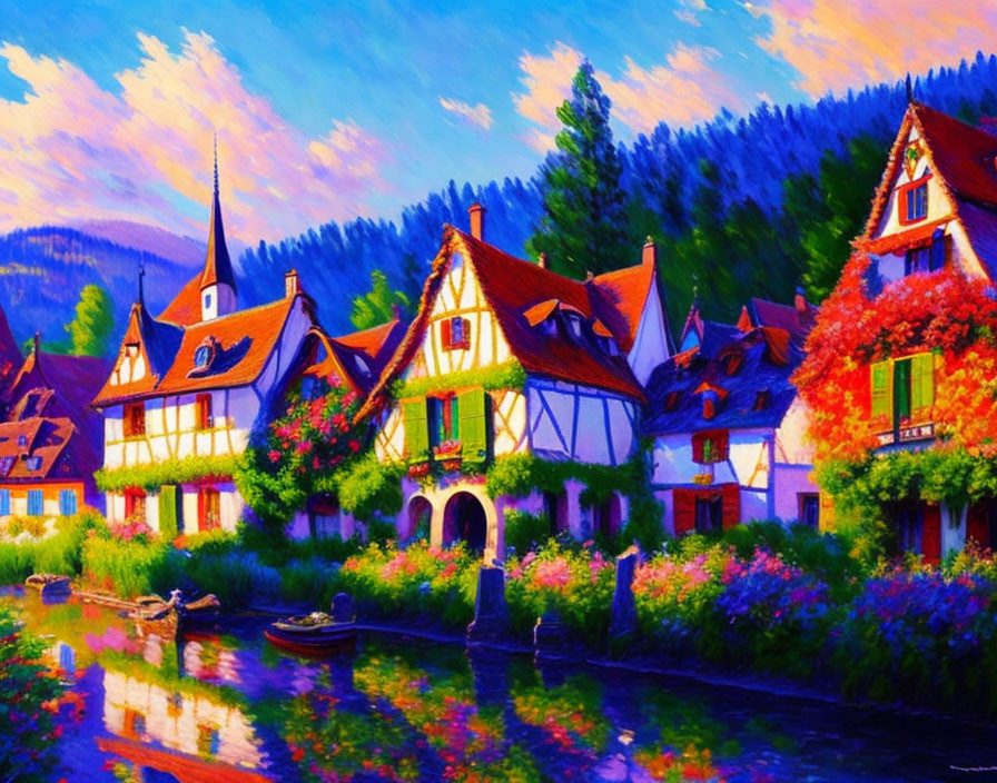 Alsace vue par Monet
