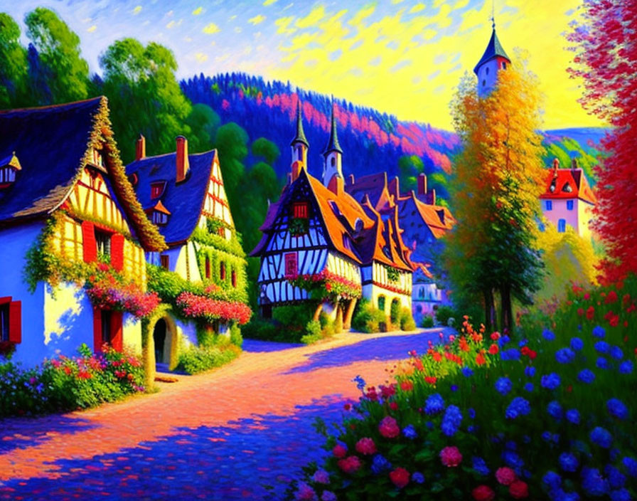 Village coloré