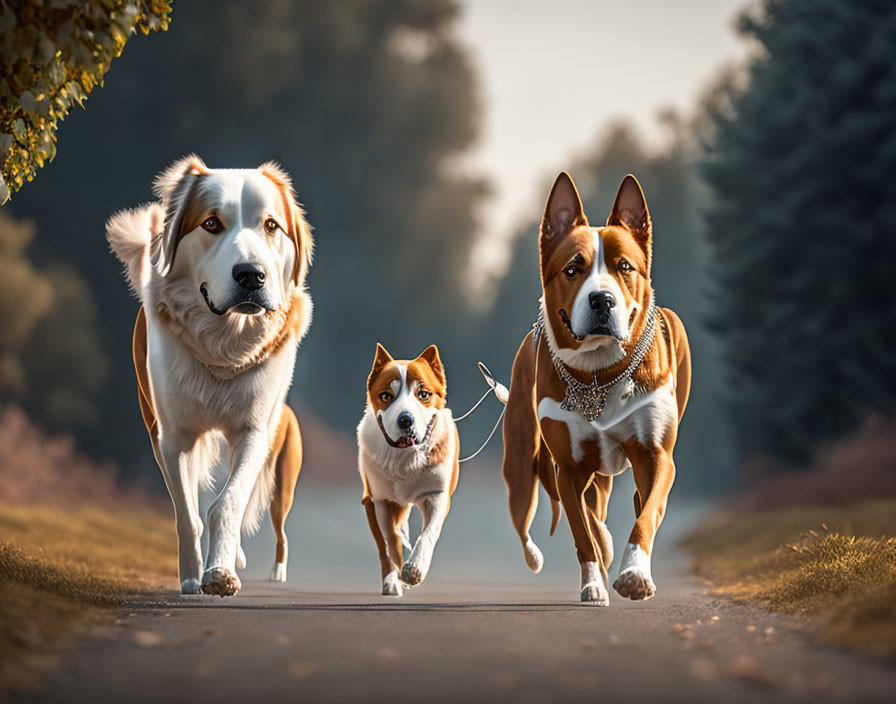 the dog trio