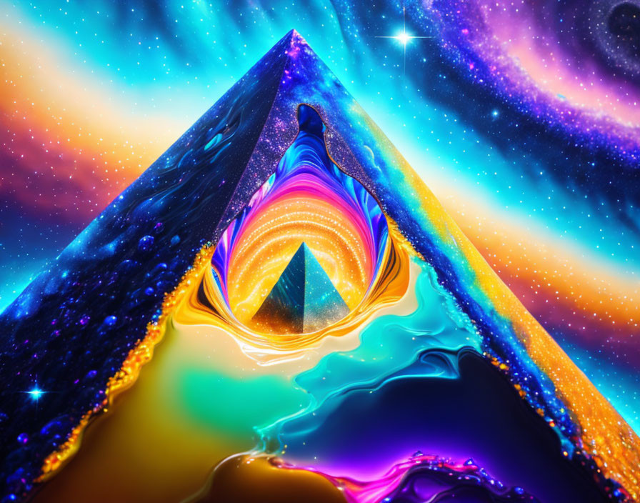 Cosmic pyramid