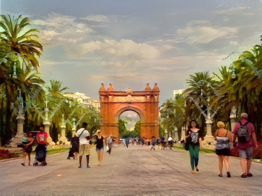 Barcelona, Arc de Triomf 
