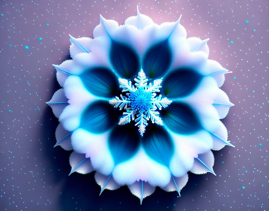 snowflake flower :D