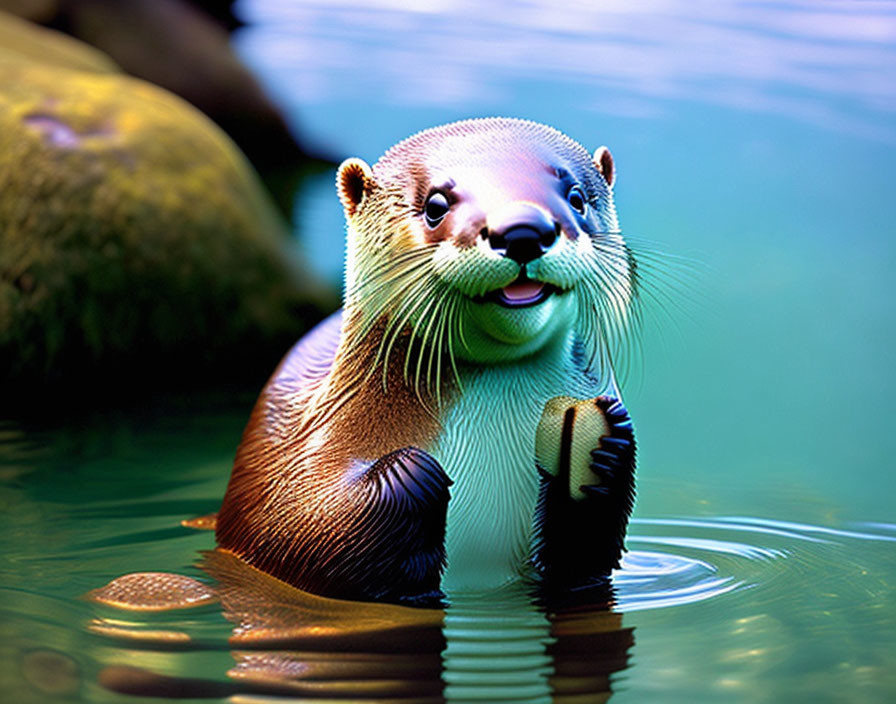 cute little otter