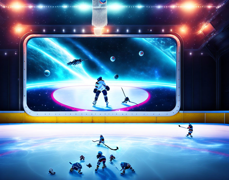 Hockey in space