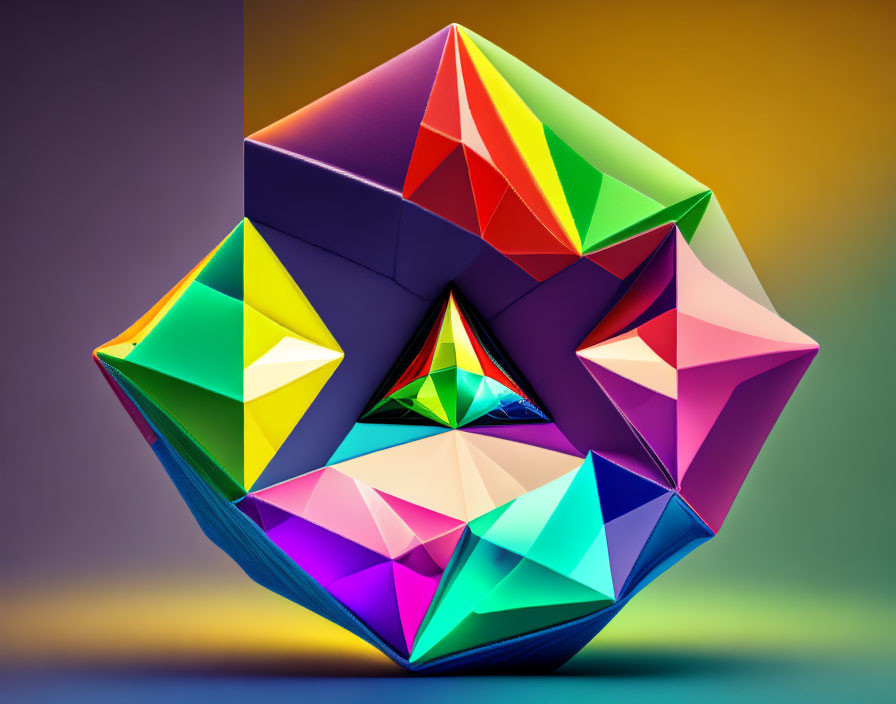 Colourful prism 