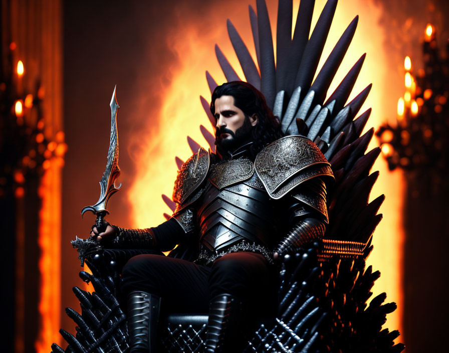 The Lord of Darkness on His Iron Throne