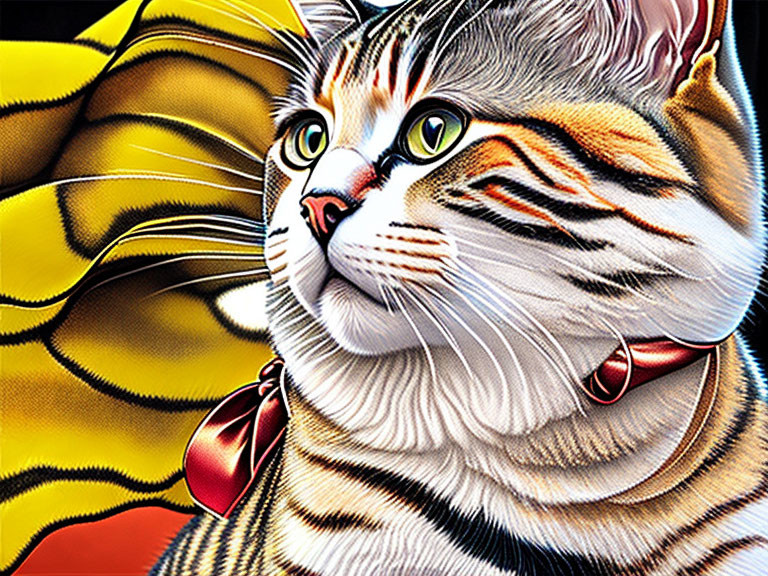 pop art cat