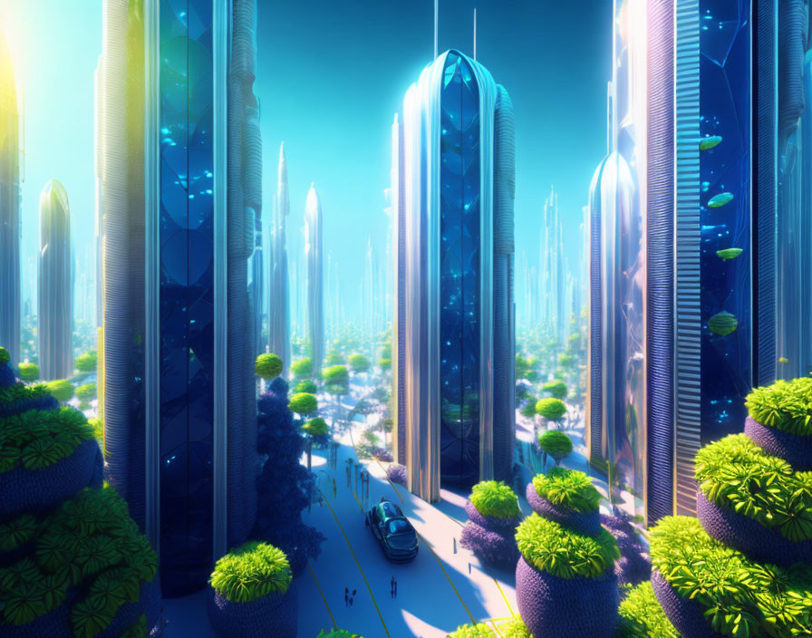 could a typical city look like this in the future 