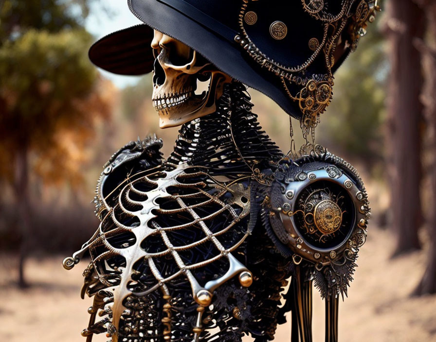 steampunk skeleton 