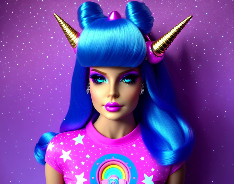 Emo Barbie Unicorn Thing