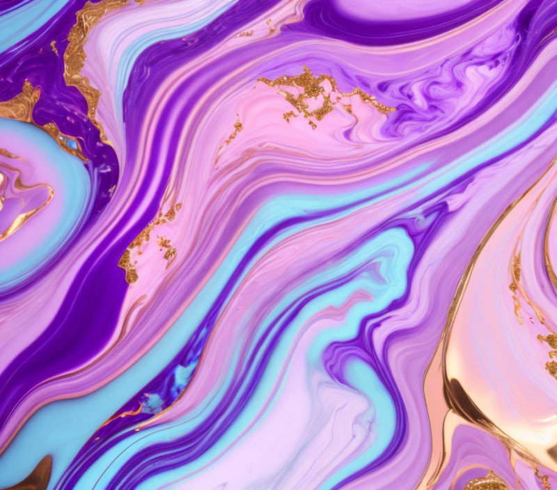 Purple and gold Marble Texture