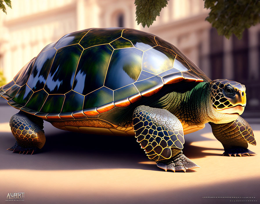 Giant turtle photo