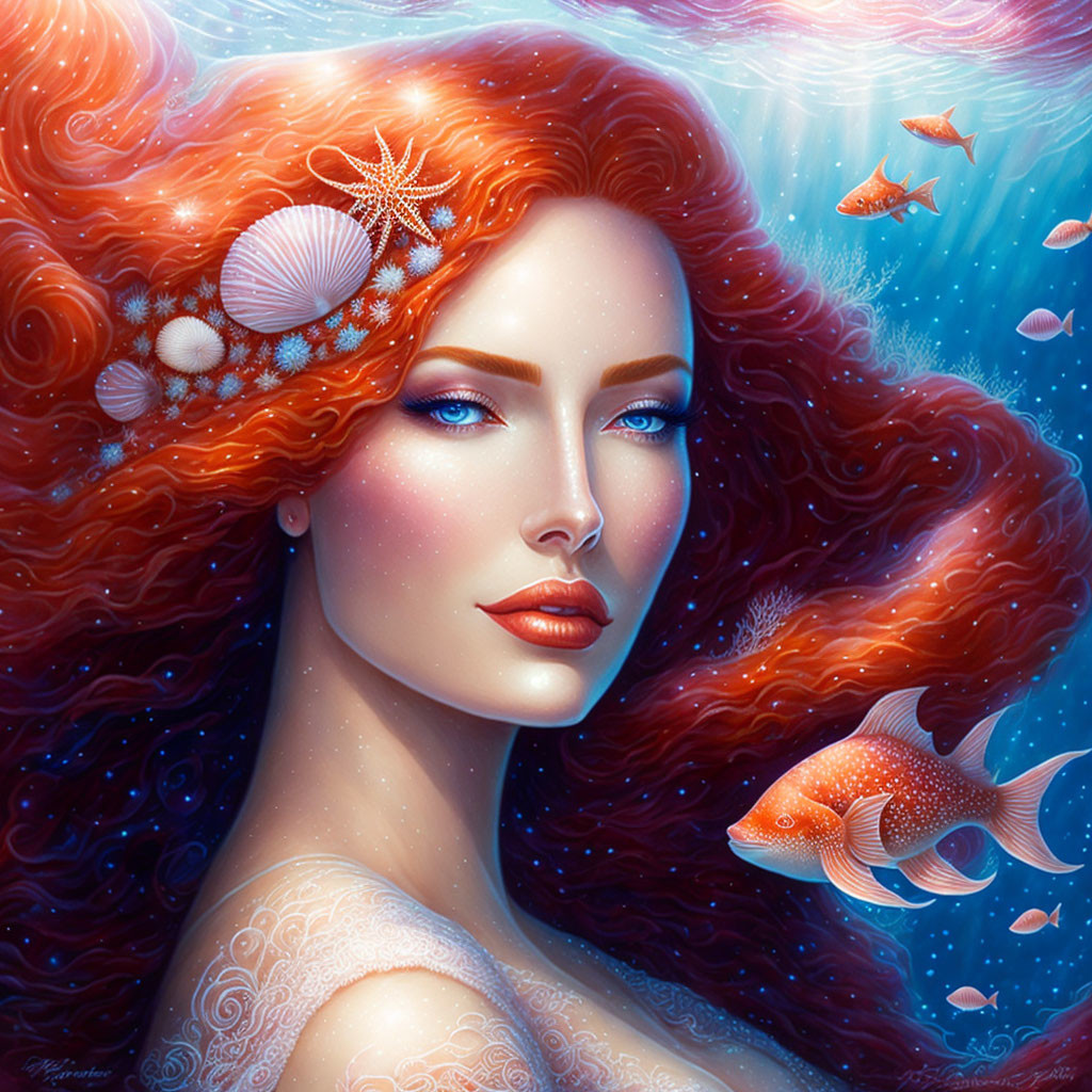 Redheaded Mermaid
