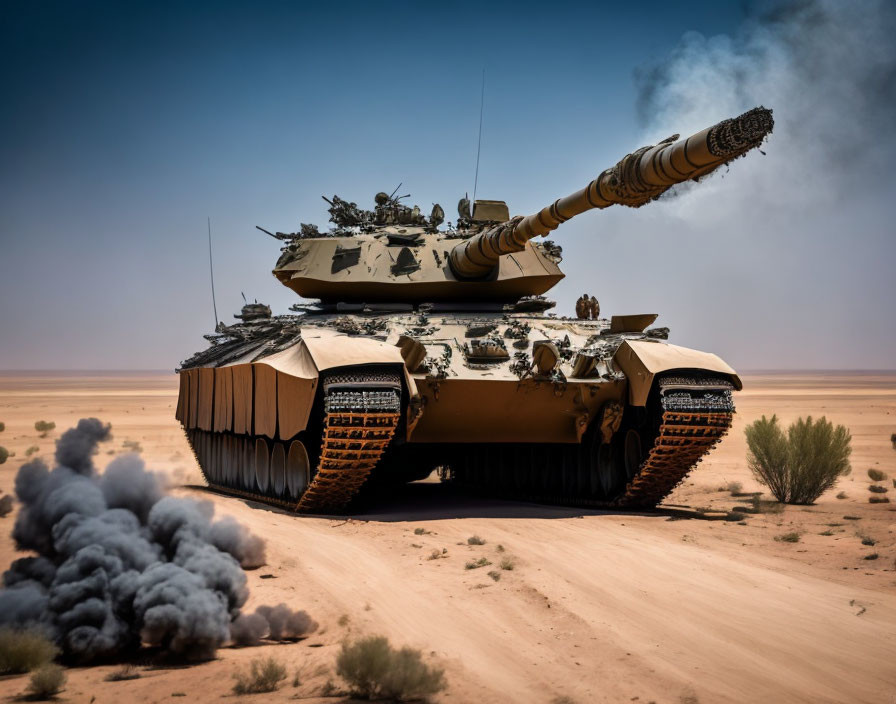 Abrams on the battlefield