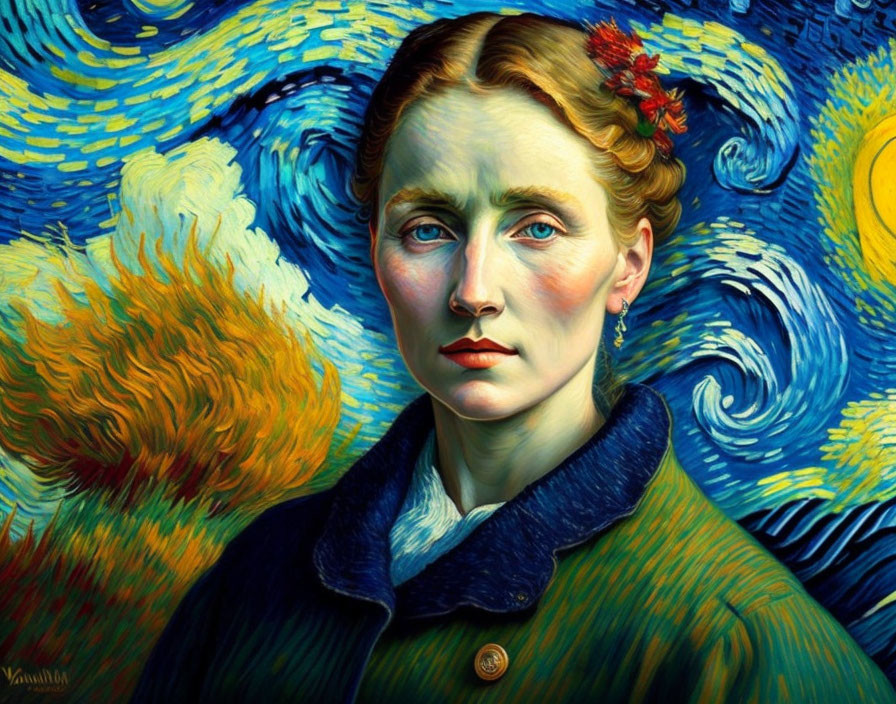 Woman by Van Gogh