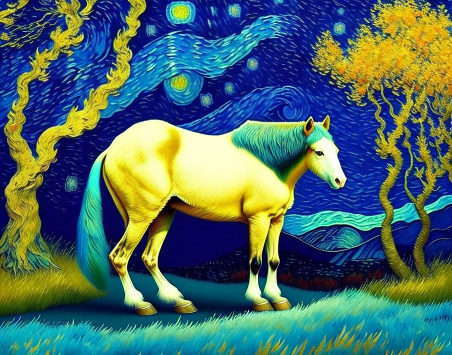 "Horse" by Van Gogh