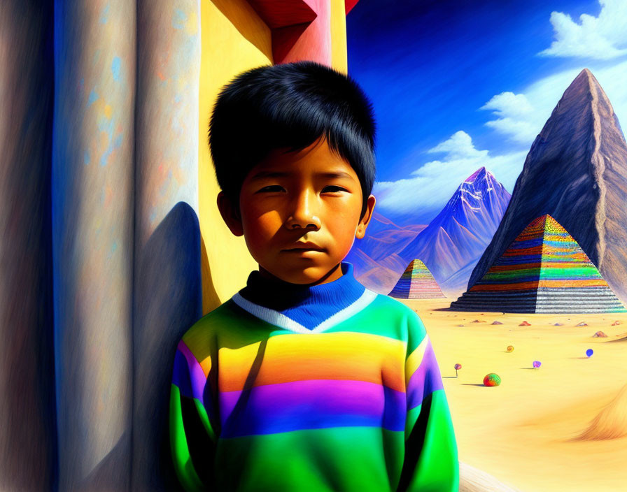 10 year old kid in Peru
