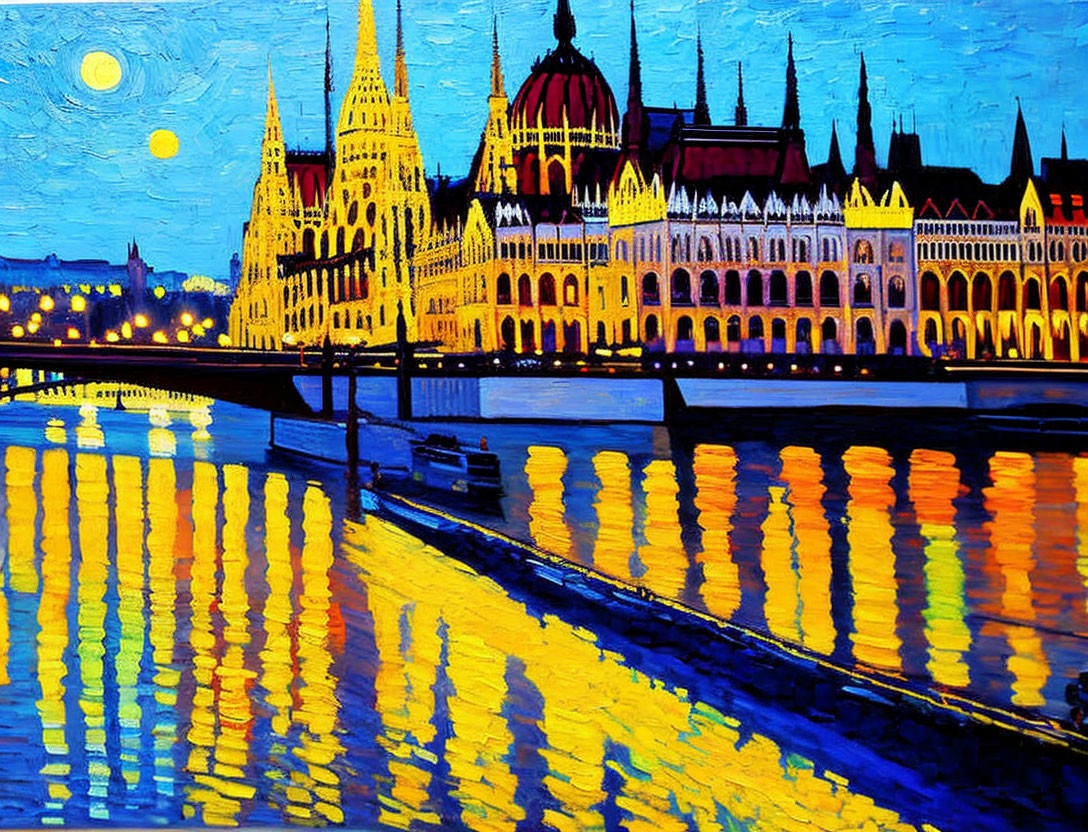 Budapest by Van Gogh