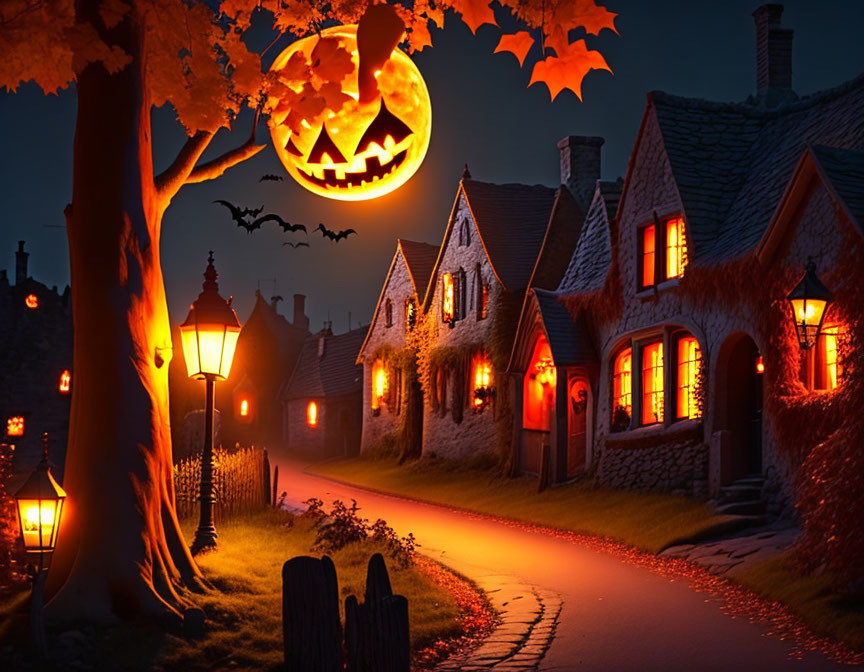Nice Halloween ambience for relaxing 