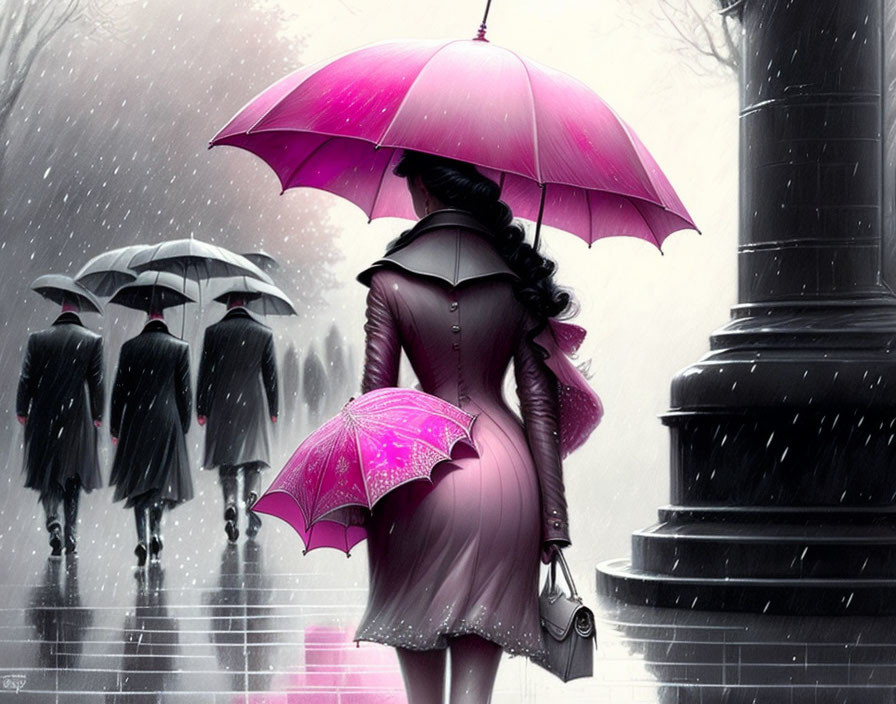 ~ Walking in the rain ~