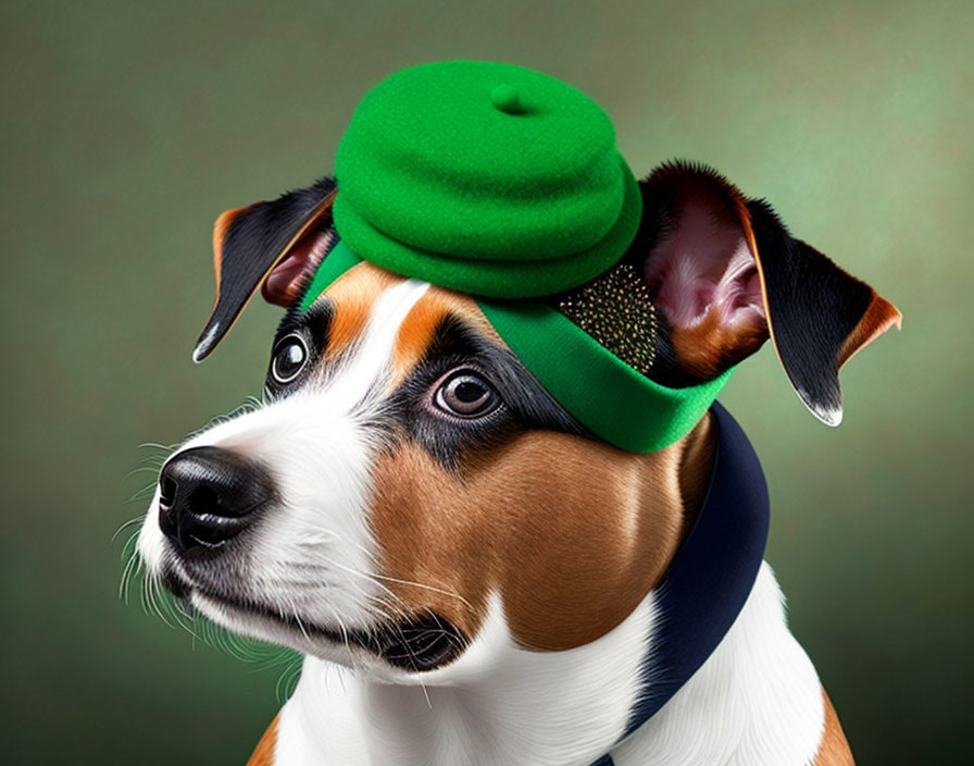 A fancy looking Jack Russell Terrier