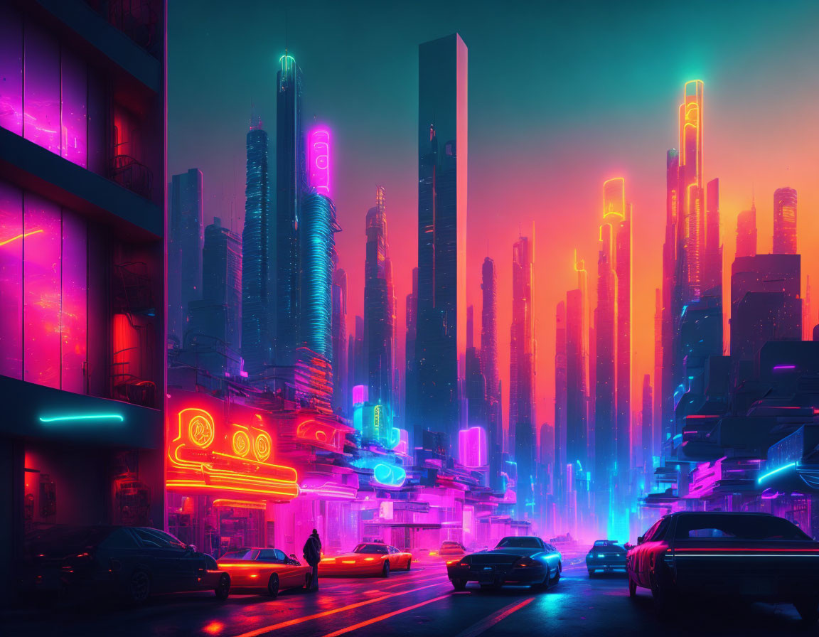 neon city