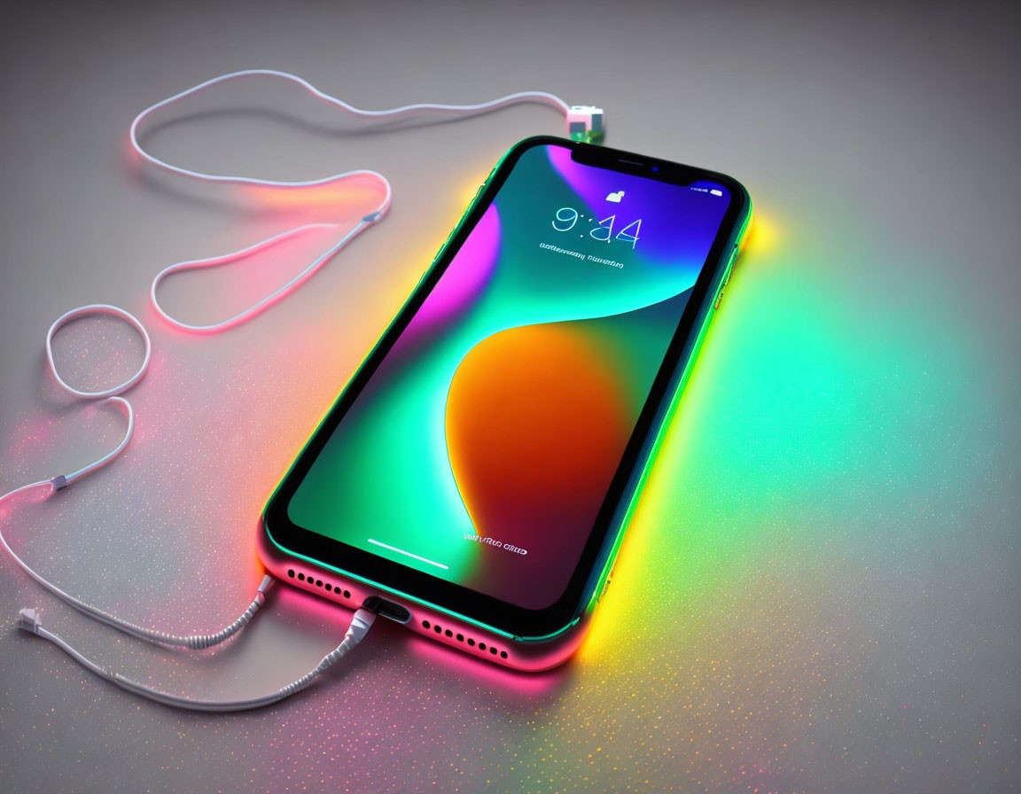 neon iphone