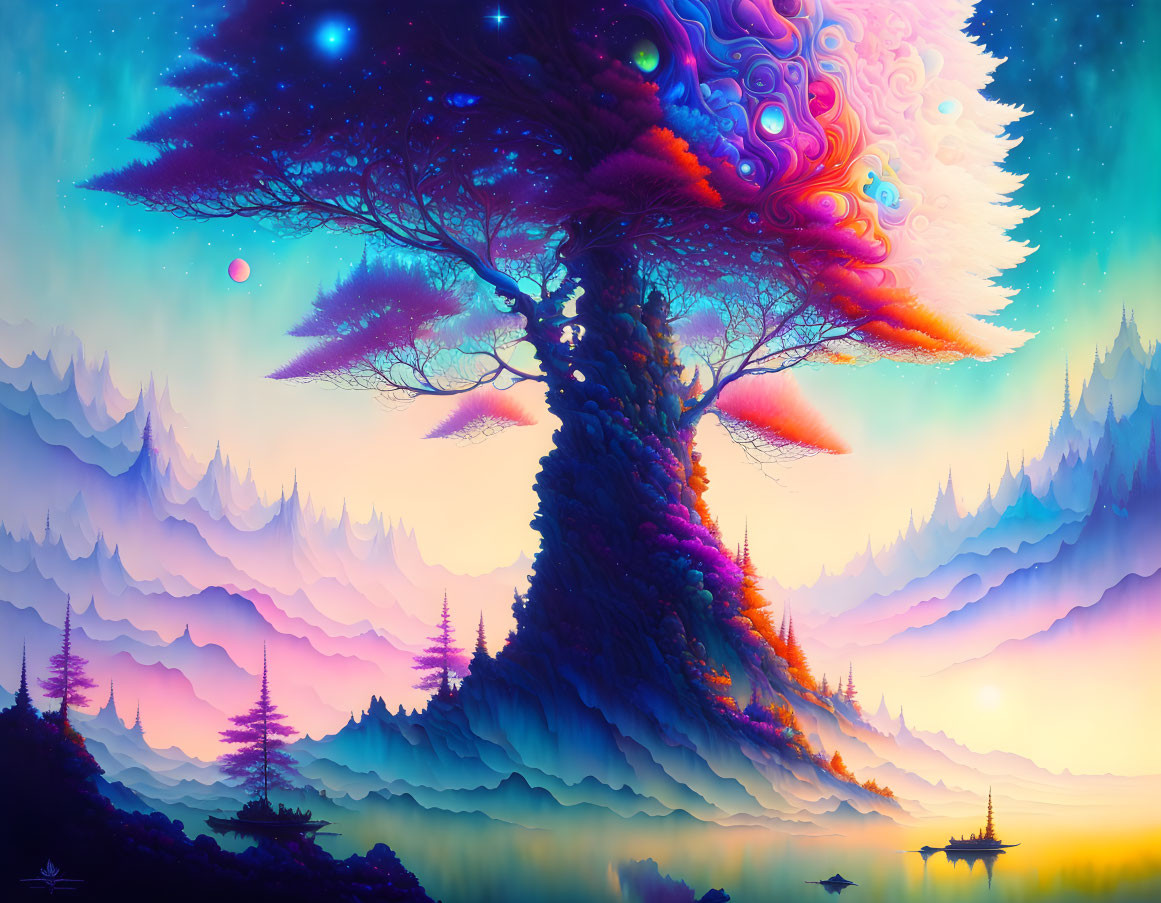 Psychedelic tree