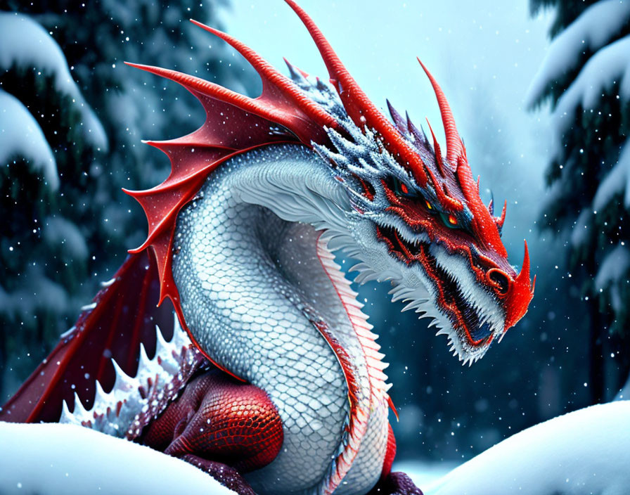 snow dragon.