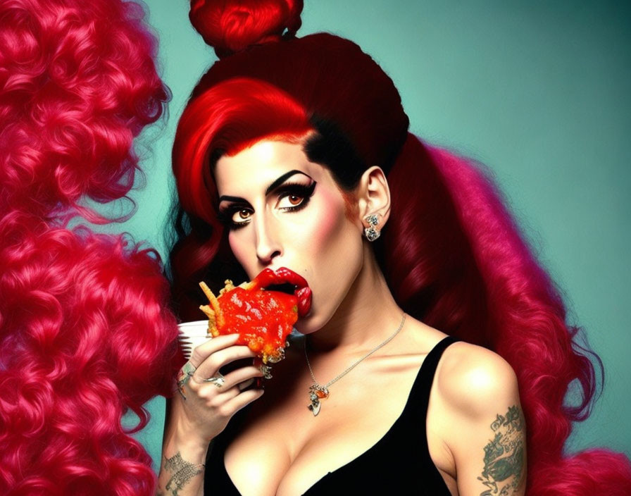 Amy Winehouse inspired vampire queen