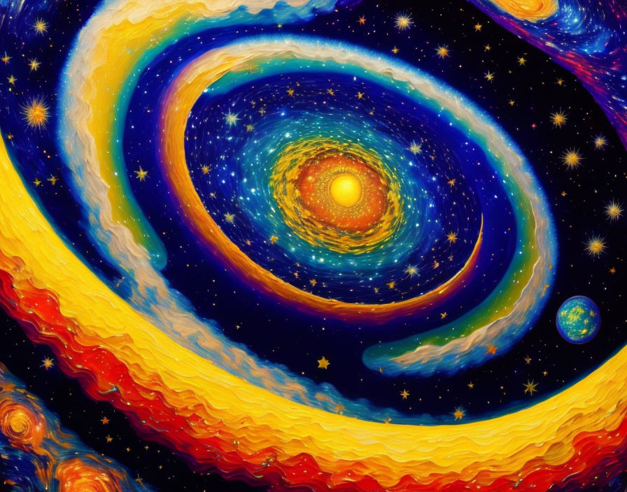 Van Gogh's Galaxy 