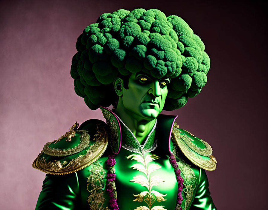 Baroque Broccoli Man