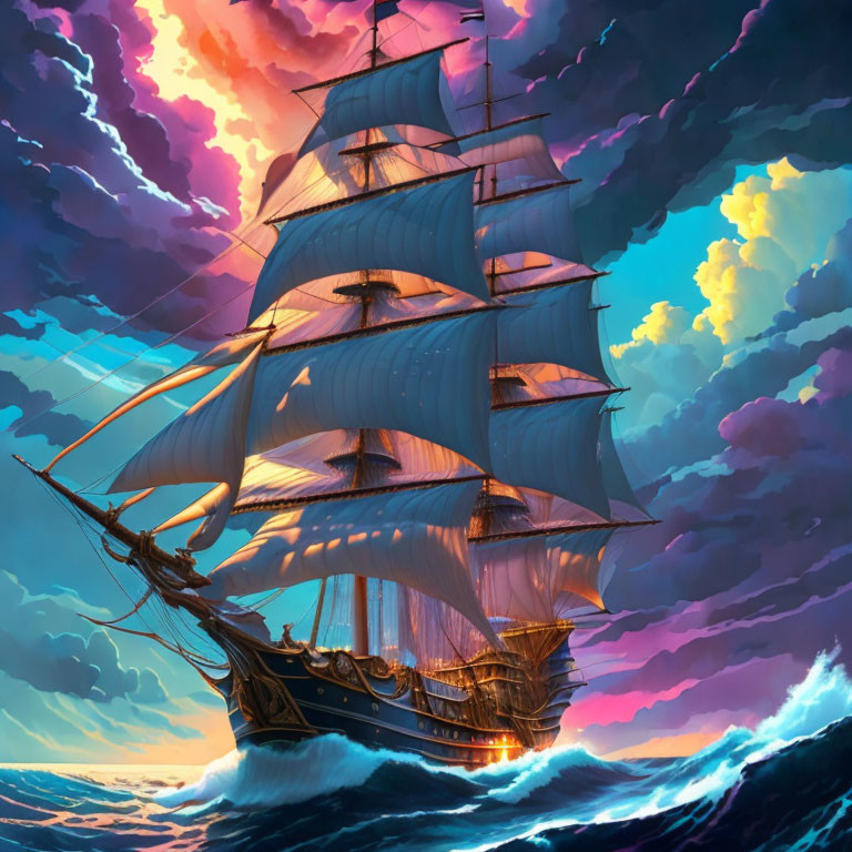 Sail ship