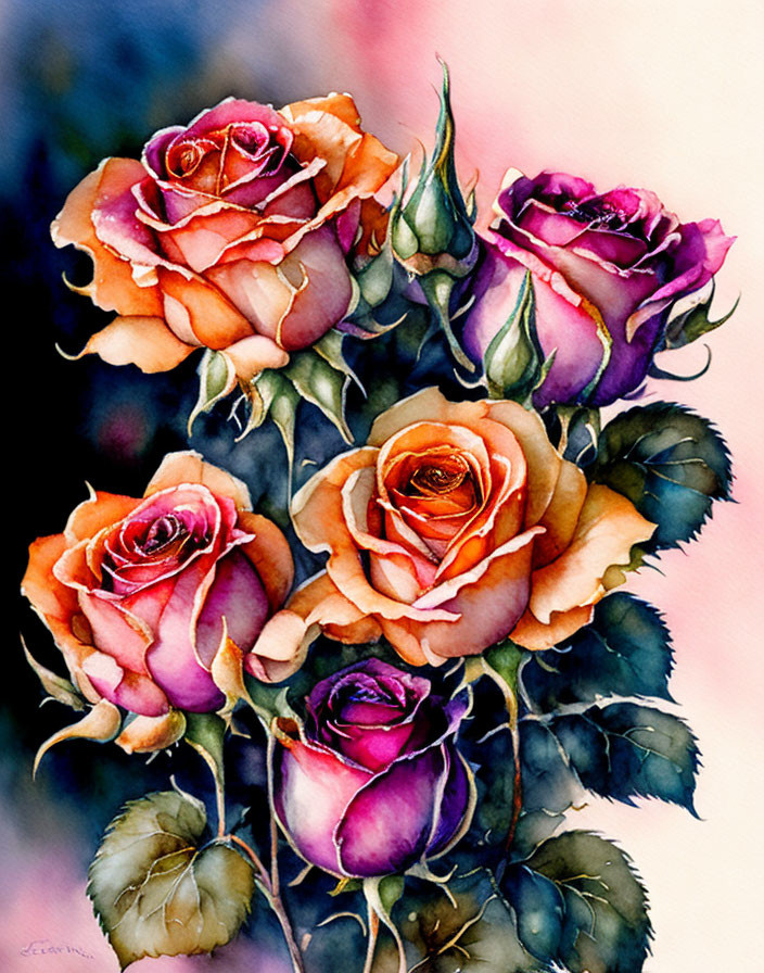 Flowers of rose