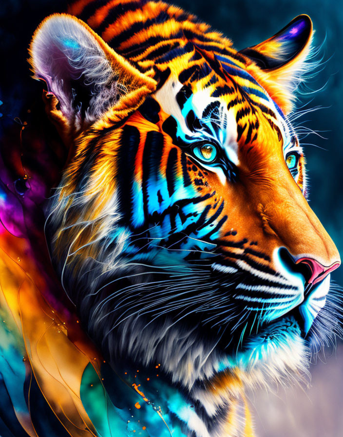 tiger painting