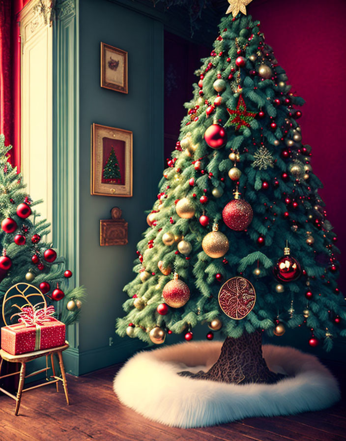 Vintage christmas tree