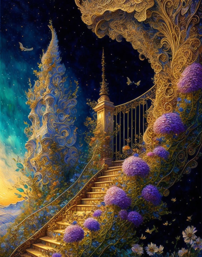 stairway to the moon