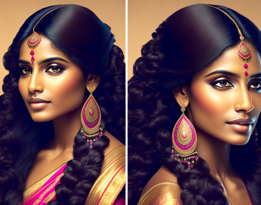 beautiful exotic india woman