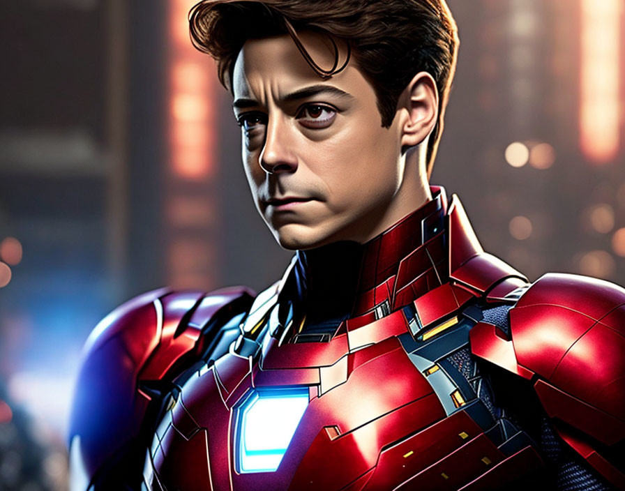 Peter Parker as ironman