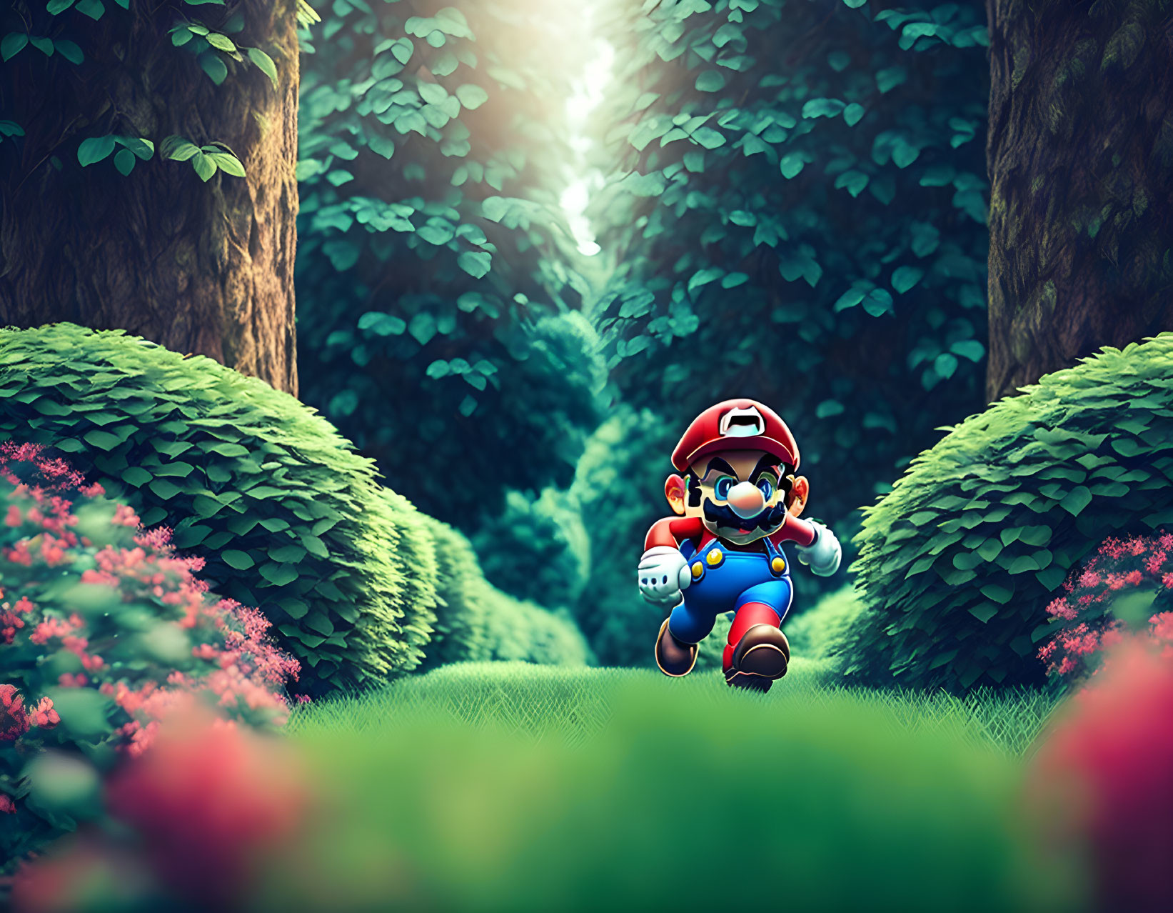 Mario In Jungle