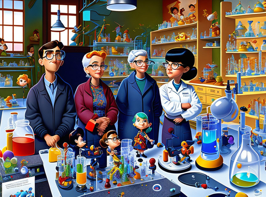 Gullivers and Lilliputians in a chemistry Lab