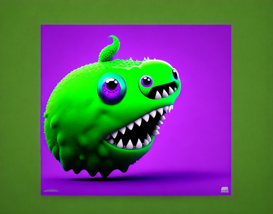 Green Bloopy Blob