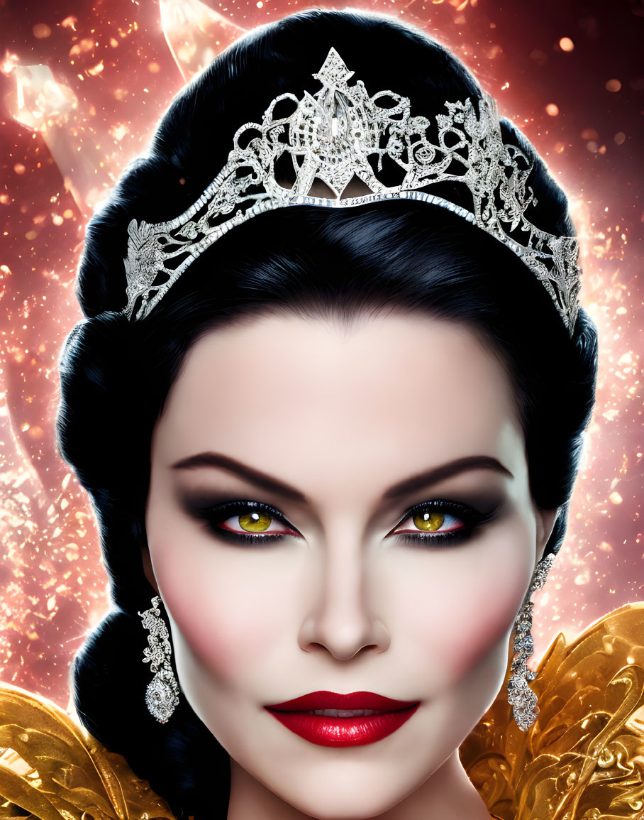 the evil queen from Snow White only a head, an app