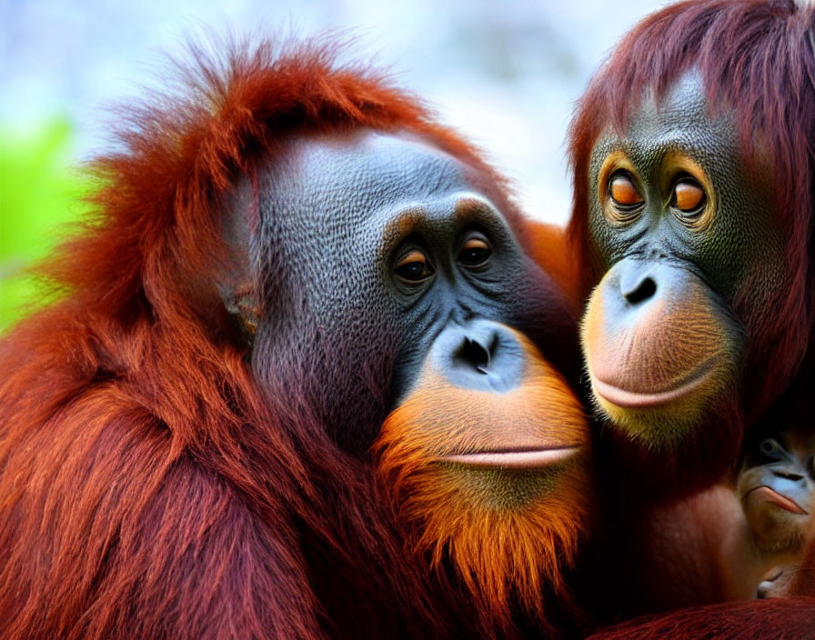 Orangutan with Child