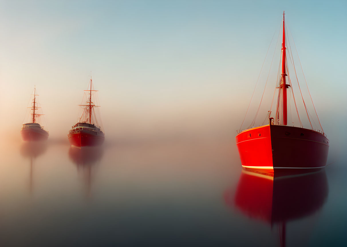 3 Red Ship